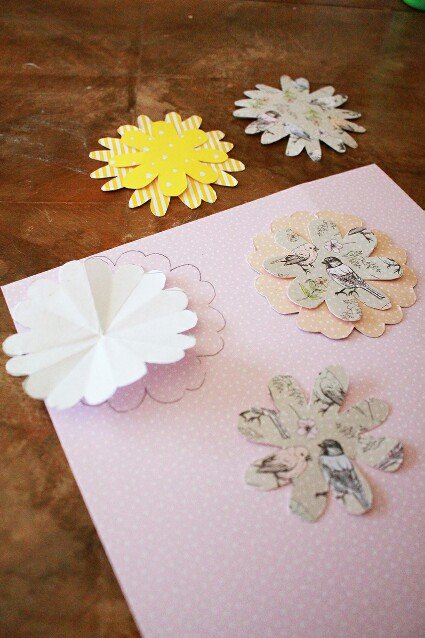 Papierblumen DIY