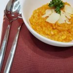 Lachs-Risotto mit Parmesan