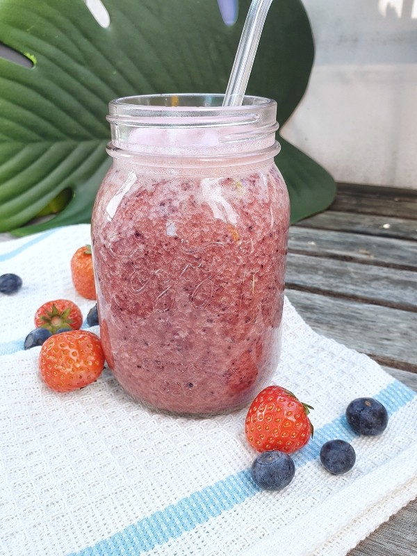 Beeren Smoothie im Thermomix lang - SIMPLYLOVELYCHAOS