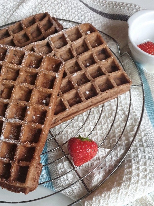 Brownie Waffeln aus dem Thermomix®