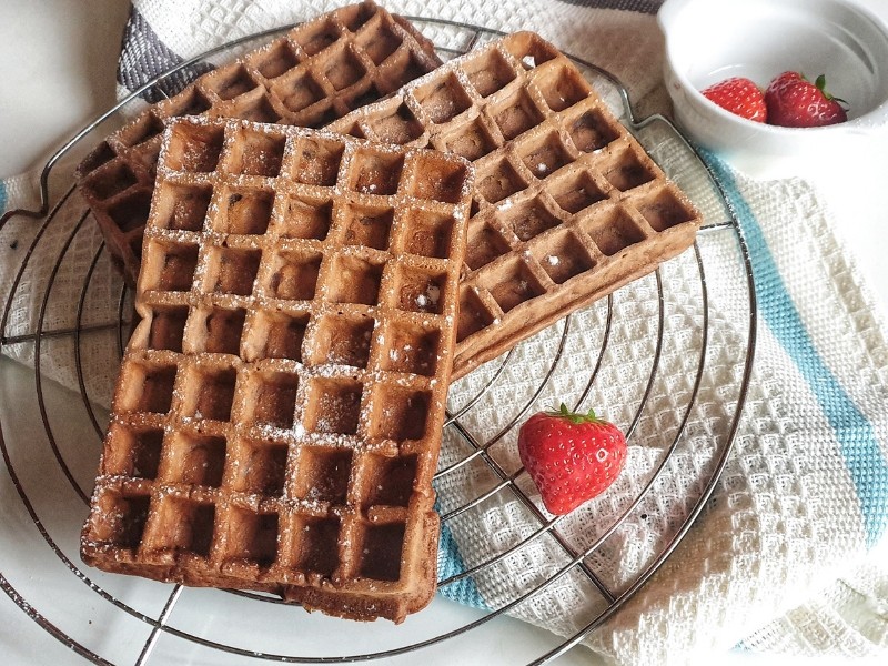 Brownie Waffeln Rezept, brownie waffeln, brownie waffeln optigrill, brownie waffeln rezept, brownie waffeln thermomix, schoko brownie rezept, schokoladenwaffeln rezept